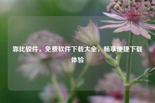 靠比较件，免费软件下载大全，畅享便捷下载体验