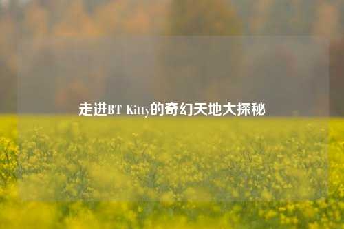走进BT Kitty的奇幻天地大探秘