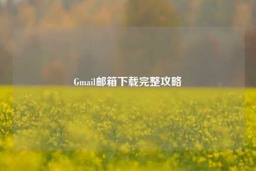 Gmail邮箱下载完整攻略