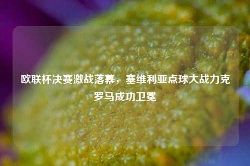 欧联杯决赛激战落幕,塞维利亚点球大战力克罗马成功卫冕